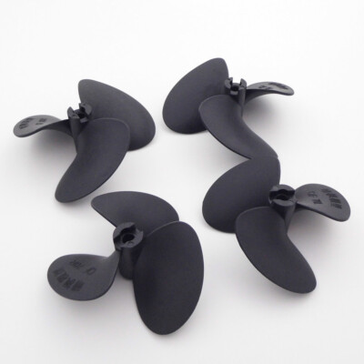 5mm Nylon Boat Propellers 70mm 80mm P1.6 Prop for Boat Model ROV Robot Tug Boat