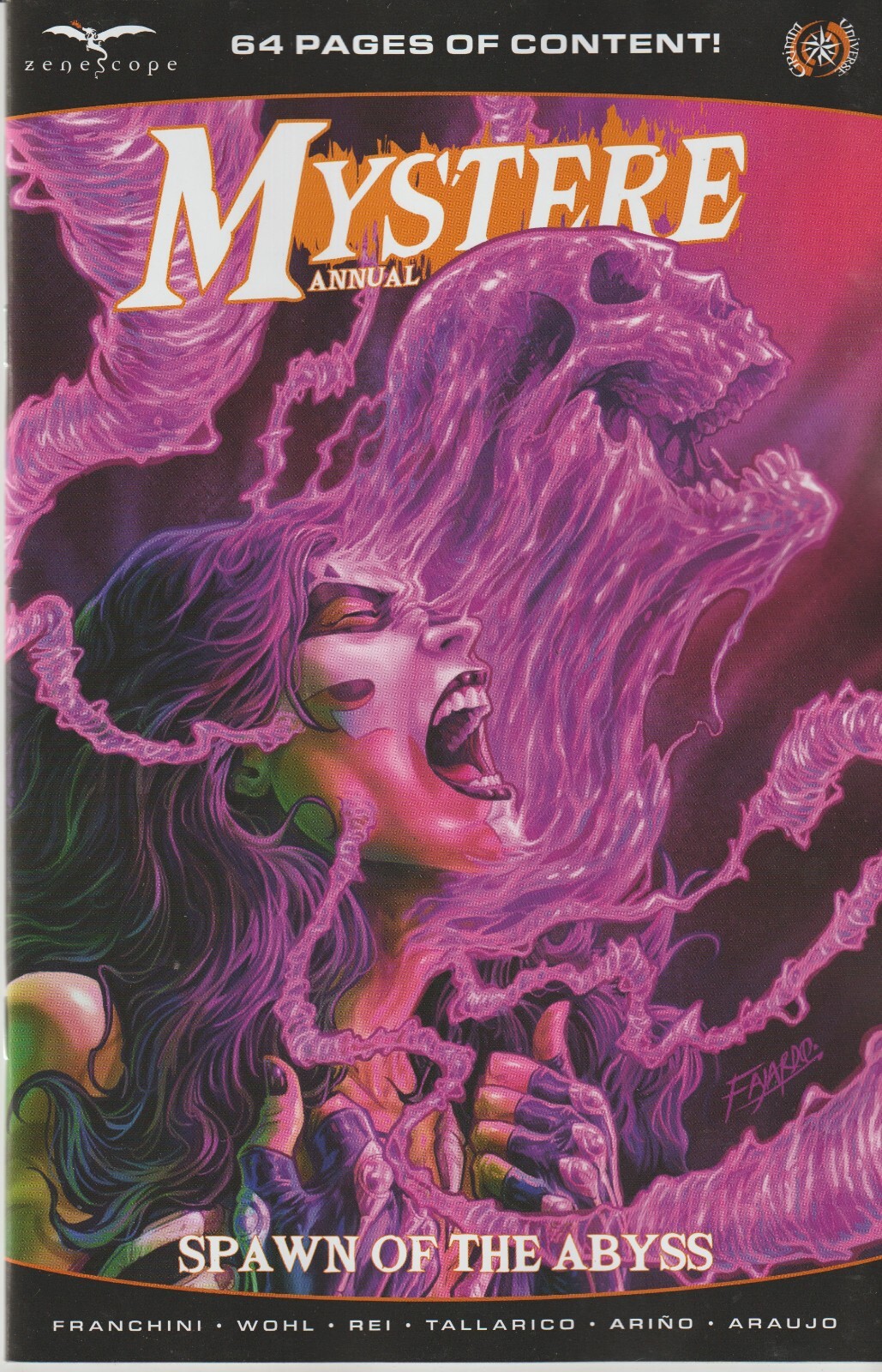 ZENESCOPE COMICS  MYSTERE ANNUAL SPAWN OF THE ABYSS #1 MAY 2023 VARIANT A NM