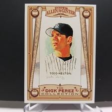 2006 Rockies Topps Allen & Ginter's Dick Perez #9 Todd Helton