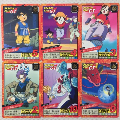 ドラゴンボールGT CARDDASS 100 Dragon Ball GT Carddass Super Battle 17 Regular Cards Complete