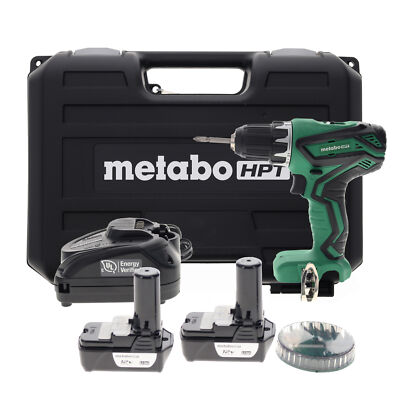 Metabo HPT DS10DFL2 10.8 - 12V Drill Driver Kit with Batteries and Charger