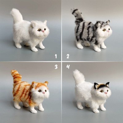 realistic plush cats