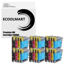 24PK Ink Cartridge fits Brother LC65 MFC-6890CDW MFC-5895CW MFC-6490CW 5890CN