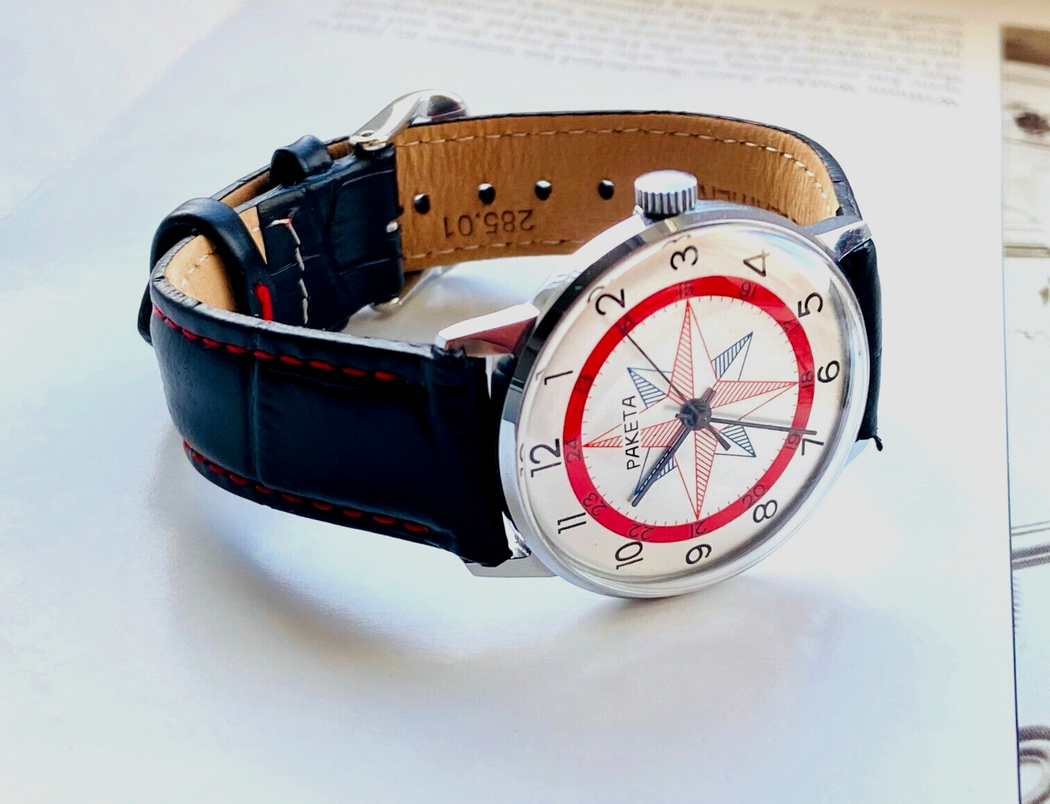 RAKETA Rose of Wind Vintage Soviet Mechanical Watch for Men