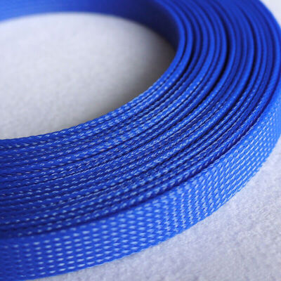 3/8'' PET Expandable Wire Cable Sleeving Sheathing Braided Loom Tubing Harness