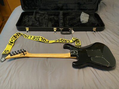 1987 CHARVEL MODEL 2 Made In Japan Black W/Floyd Rose