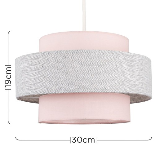 Ceiling Lampshade Light Shade Easy Fit Pendant Herringbone Living Room Bedroom - Picture 50 of 59