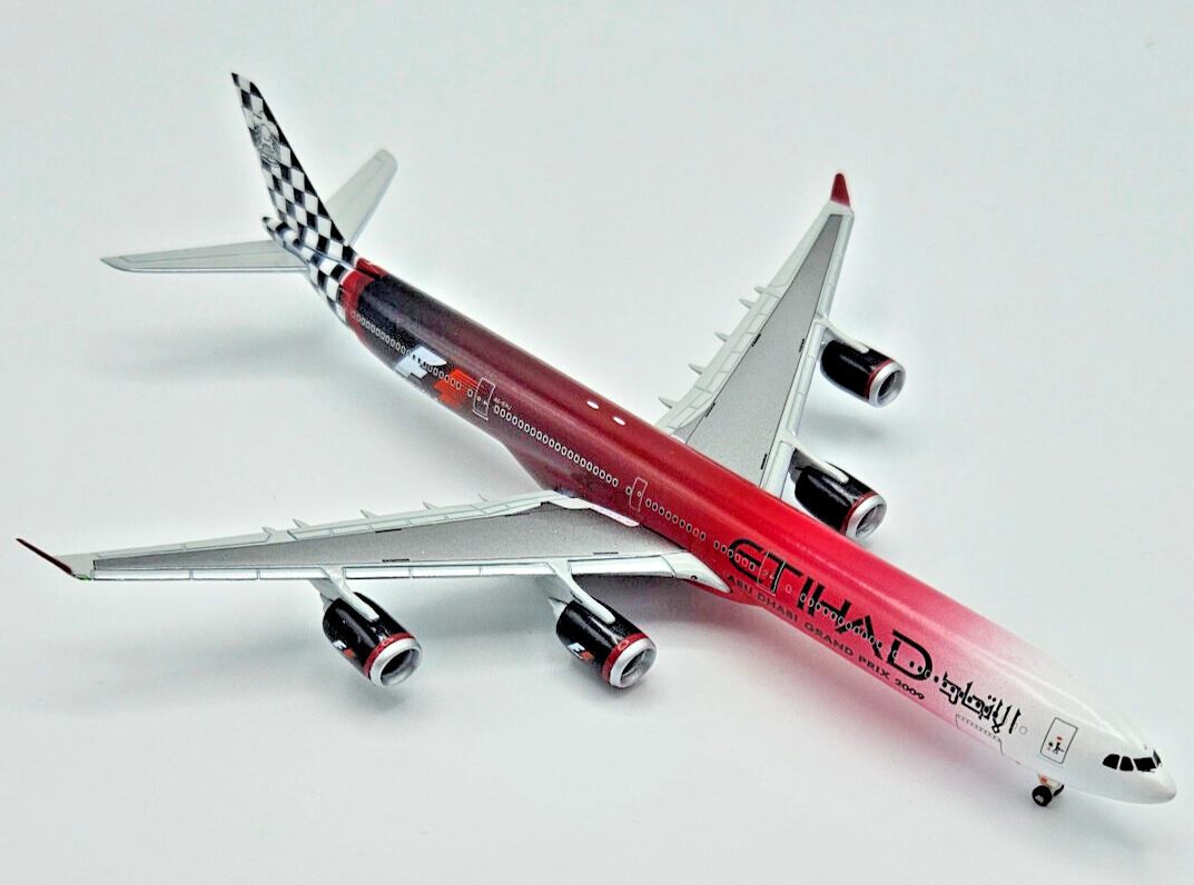 1/400 Airbus A340-600 Etihad Airways Formula One 2009 Herpa