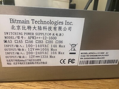 Antminer A3 (815Gh) Bitmain | eBay