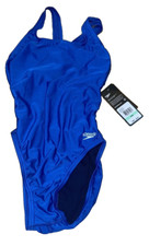 speedo pro lt Swimsuit women's One Piece 8/34 Team Blue Msrp 49.50