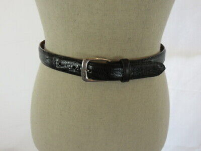 Polo Ralph Lauren Black Genuine Lizard Belt Size 28 | eBay Polo Ralph Lauren Black Genuine Lizard Belt Size 28 | eBay