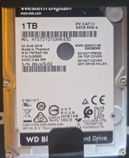 Western Digital Travelstar 7K1000 1TB,Internal,7200 RPM, 2.5 inch...