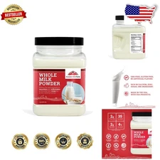 High-Quality Whole Milk Powder 16oz - Natural, Protein-Packed, USA Dairy
