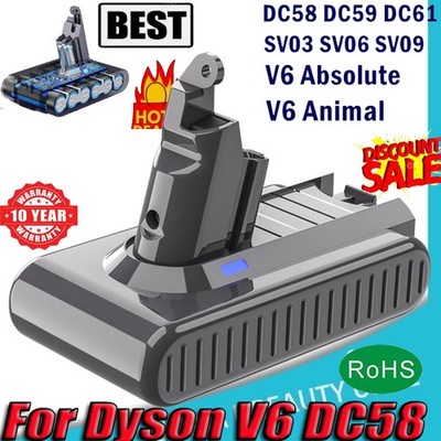 For Dyson Battery V6 DC58 DC59 DC61 Absolute Handheld Cleaner 5.5Ah Battery DADA