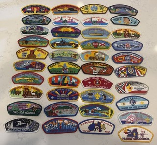 Boy Scouts Council Shoulder Patches Mixed Lot Various Councils/States