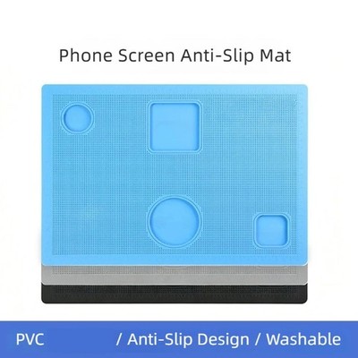 Phone Service Work Pad with Split Tray Layout for Film Alignment