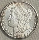 1878 S Morgan first year minted and in BU condition WOW free ship Sigma tested++