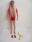 Vtg Mattel Painted Hair Ken Doll w/Original Swimsuit #750-Barbie guy