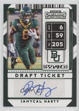 2020 Panini Contenders Draft Picks College Ticket Jamycal Hasty #245 Auto 07i7
