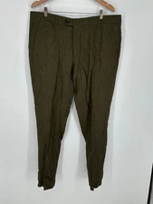 NEW! Todd Snyder 100% Linen Sutton Pant Olive Men’s Sz 38x32 Pants $268 K0