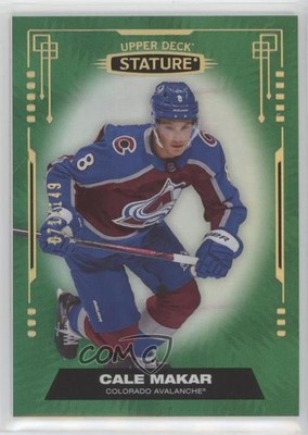 2021-22 Upper Deck Stature Green 71/149 Cale Makar #80 11jd