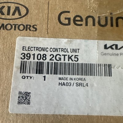 16-18 Optima 2.0L 39108-2GTK5 Computer Brain Engine Control ECU ECM EBX Module