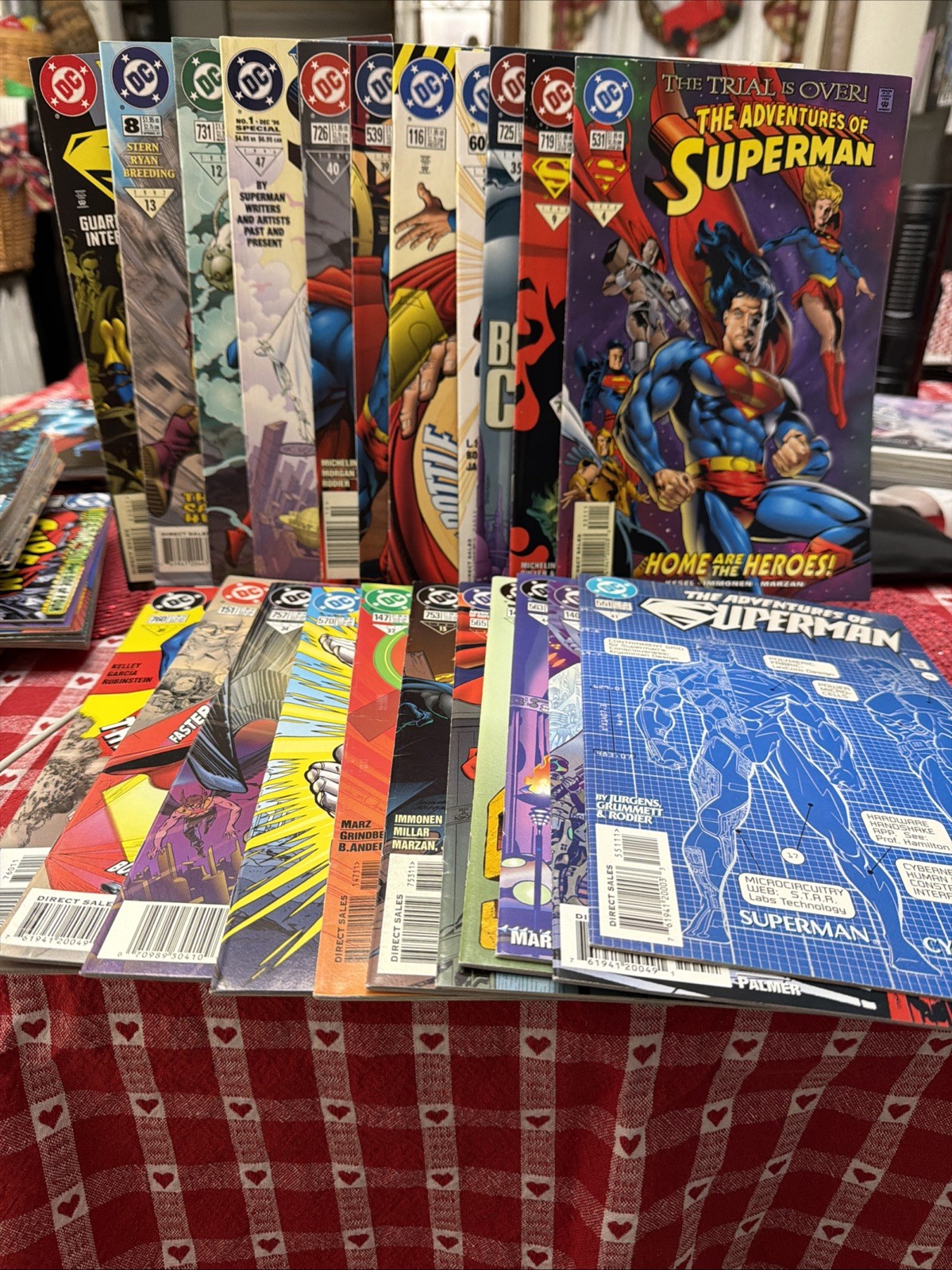 Superman 1996-1999 Triangle Era #1-48 weekly reading order DC Comics