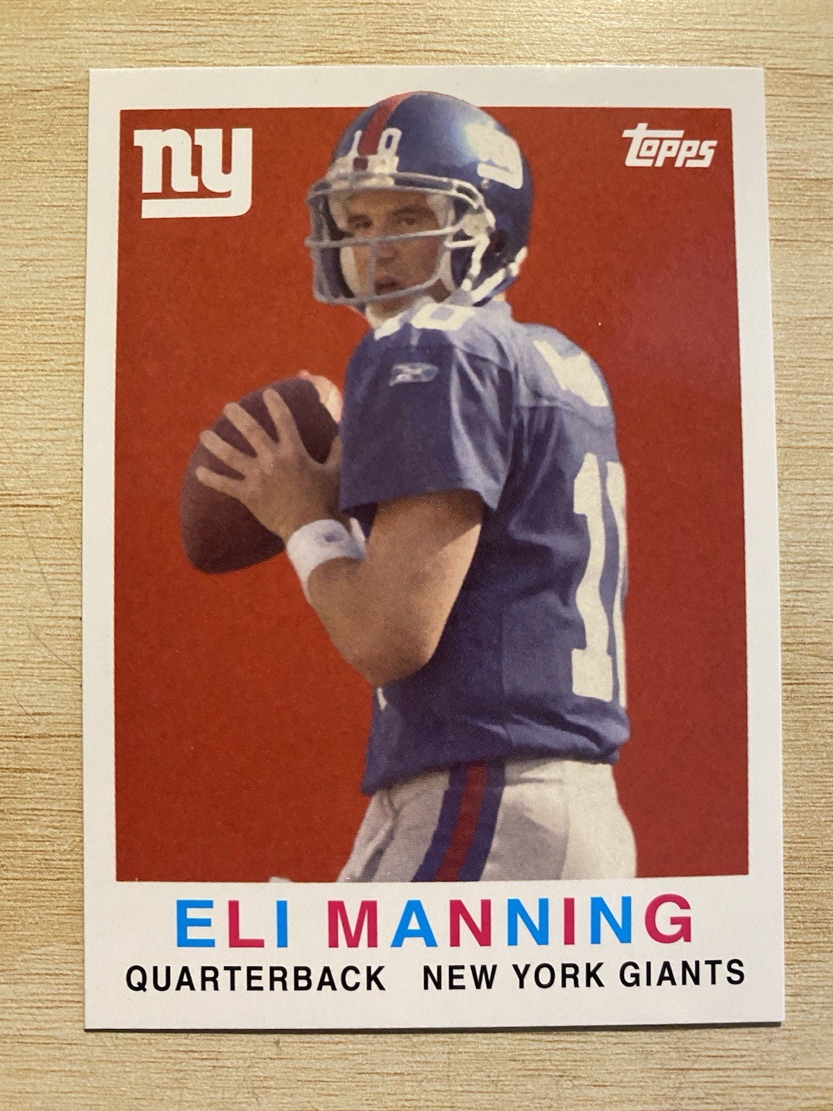 2008 Topps Football - Turn Back the Clock #3 Eli Manning