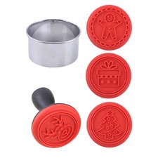 Biscuit Press Stamp Cake Printing Cookie…