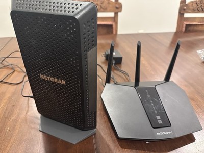 NETGEAR Nighthawk CM1200 DOCSIS 3.1 Modem + RAX30 AX2400 Dual-Band