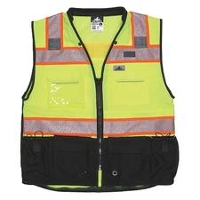Mcr Safety Psurvcl2lss High Visibility Vest, S Size, Unisex