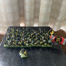 Night Goblins x42  Command Group Metal Banner & Boss OOP Painted Warhammer 