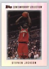 2003-04 Topps Contemporary Collection Red 103/225 Stephen Jackson #116 1m35