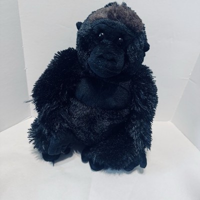 Wild Republic Plush Realistic Silverback Black Gorilla Stuffed Animal 13  Cuddle