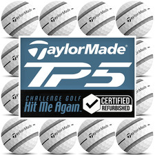 TAYLORMADE TP5 STRIPE GRADE A GOLF BALLS / HIT ME AGAIN™ / MULTI-BUY DOZEN DEALS