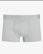 EXPRESS Men's Comfort Cotton Boxer Briefs Underwear/Small /Grey/Factory Sealed