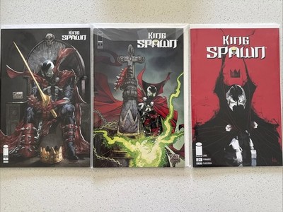 King Spawn Comic Lot #1 Variant Covers & #21 Image Comics Todd McFarlane N