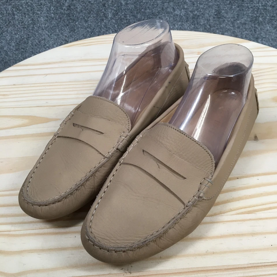 M Gemi Shoes Womens 41 The Pastoso Casual Slip On Penny Loafers Brown Leather - Image 3 of 4