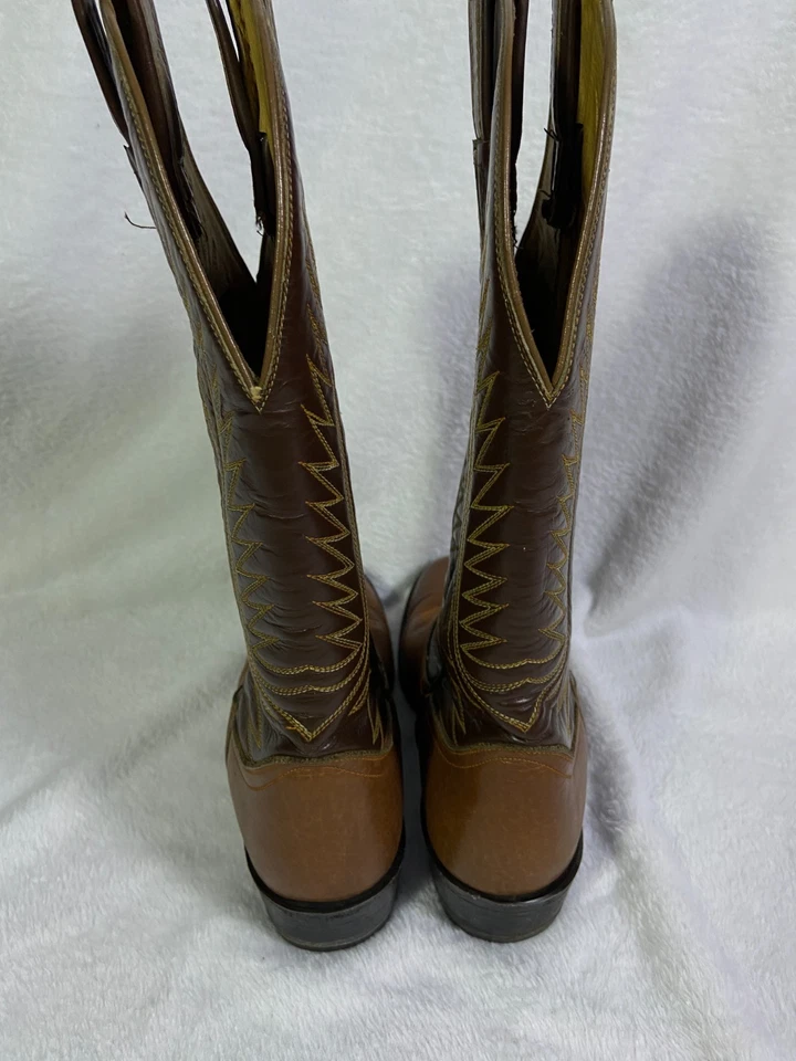 Botas de Vaquero Tony Lama Dos Tonos Mujer Etiqueta Negra Talla 8 B (Est. Ver fotos) Foto 4 de 4