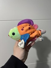 Ty Beanie Babies Lips The Rainbow Fish 1999 Retired Mint with Tag