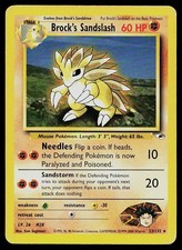Pokemon Card Gym Heroes Brock's Sandslash 23/132 Rare on eBay