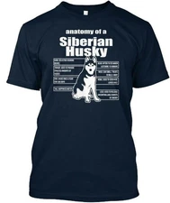 Anatomy Of A Siberian Husky T S - Anotomy Premium Tee T-Shirt