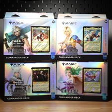 Magic The Gathering Final Fantasy Collector’s Edition Commander Deck Bundle DMGd