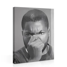 Funny Bathroom Canvas Wall Art, Black and White Vintage Comedy Movies Framed ...