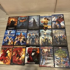 HUGE Marvel & DC DVD & Blu Ray Lot Of 15 Wonder Woman Spider-Man: Far From Home