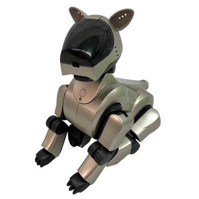 SONY AIBO ERS-210A Robot Dog Gold w/ Original Box AC Adapter Manual Untested