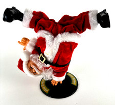 Christmas Breakdance Santa Claus Musical Animated Decoration Box 10.5