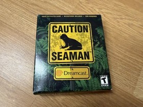 Seaman Sega Dreamcast w/ Microphone &ndash; Complete/CIB, Big Box Version &ndash; Tested