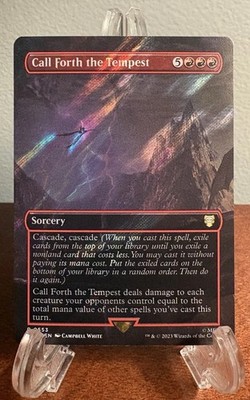 MTG サージ foil 英語版 Call Forth the Tempest Call Forth the Tempest | The Lord of the Rings Commander | Star