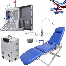 Portable Delivery Unit Cart Air Compressor Scaler Curing Light / Chair Dental